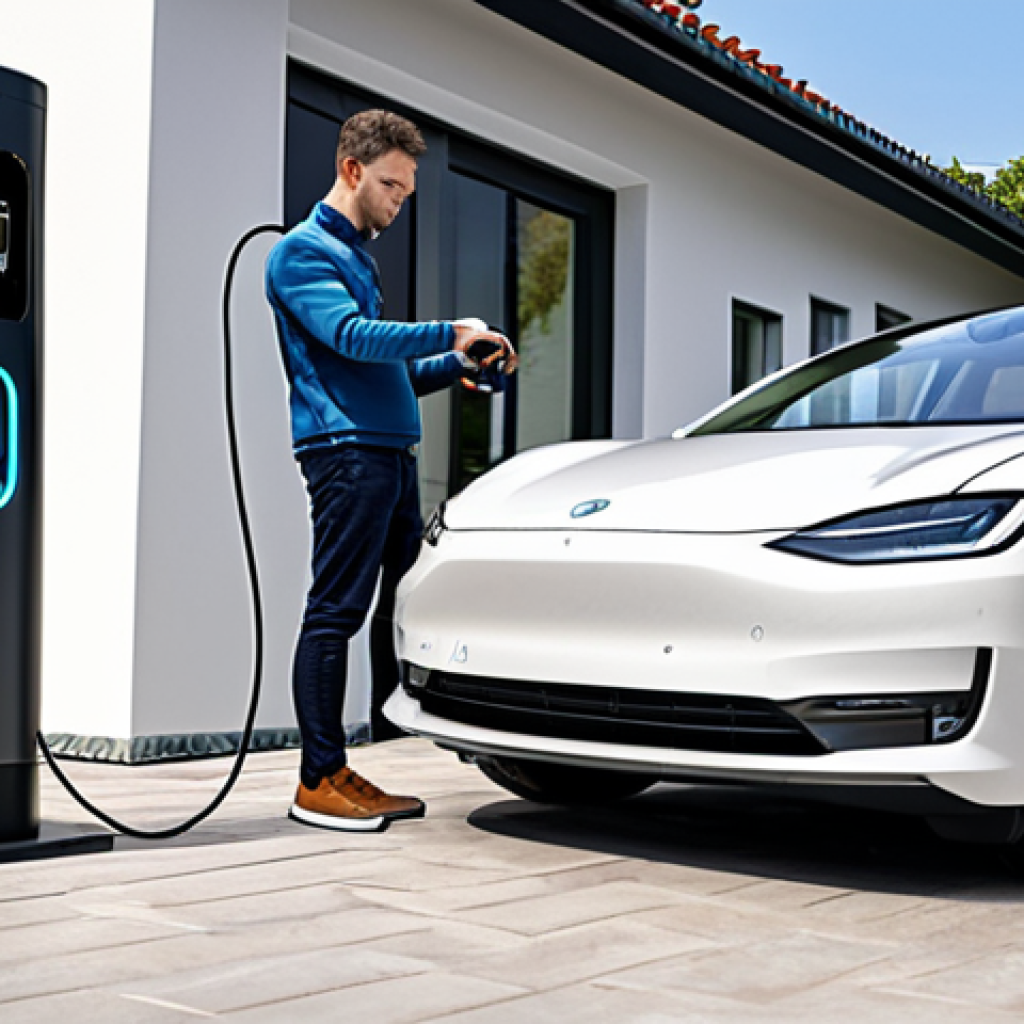 전기차 충전 비용 비교 전기 요금 차이 - Home Charging Setup**
"A modern home garage with a *wallbox* charger connected to a sleek electric ...