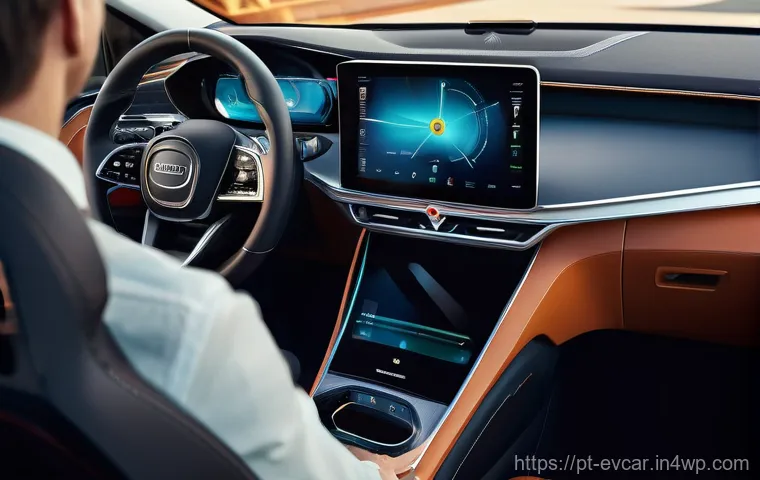 전기차 시각적 차별성 비교 디지털 대시보드 - **Prompt 1 (Personalization of Digital Dashboard):**
"A sophisticated adult, dressed in smart ca...