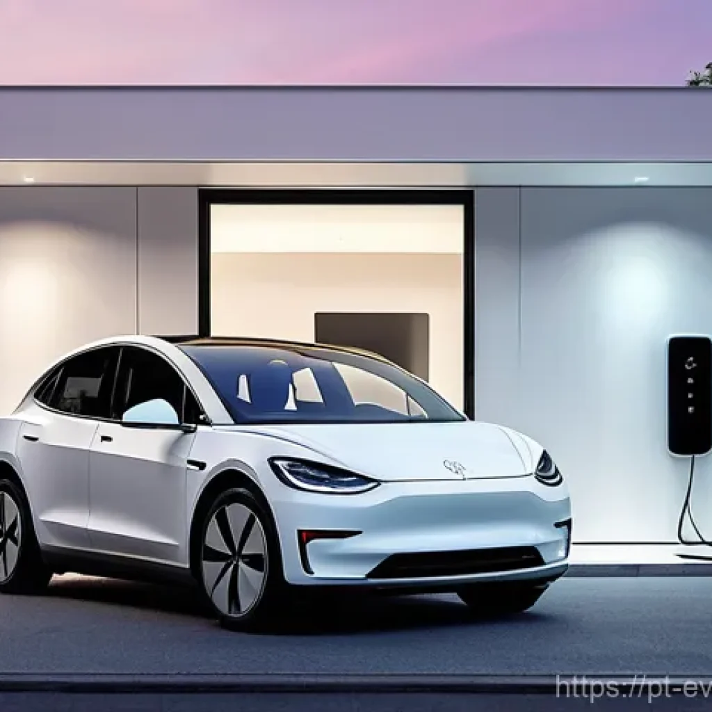전기차 충전 속도 비교  완속 vs 급속 - **Prompt 1: The Serenity of Home Charging**
    "A cozy and modern home garage in Portugal during th...