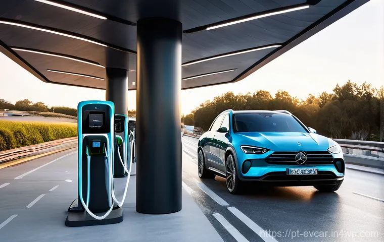 전기차 충전 속도 비교  완속 vs 급속 - **Prompt 1: The Serenity of Home Charging**
    "A cozy and modern home garage in Portugal during th...