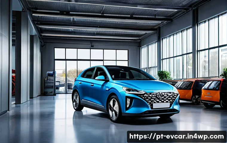 전기차 구입 후 지원 서비스 비교 AS 정책 - **Prompt 1: Modern Electric Vehicle Service Center in Portugal**
"A clean, brightly lit, state-o...